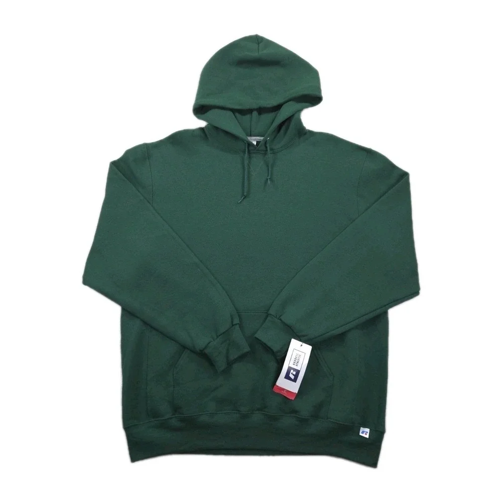 Vintage Russell Athletic Hoodie‎ Mens XL Sweatshirt Y2K Green